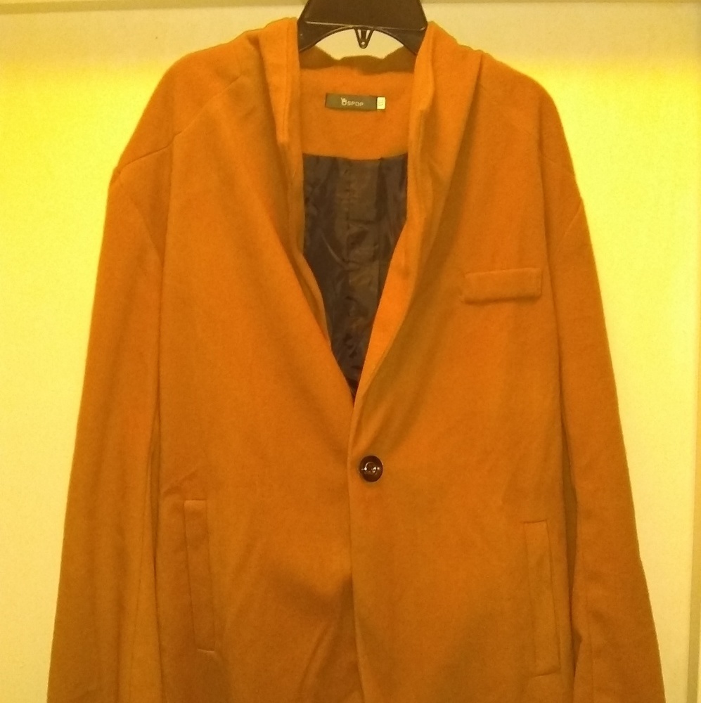 Tan wool coat